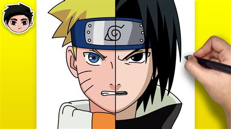 dessin de naruto et sasuke facile|COMMENT DESSINER NARUTO ET SASUKE